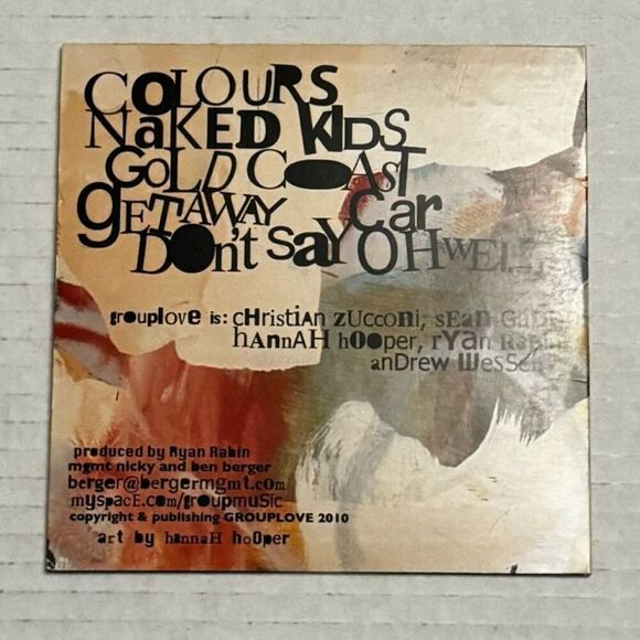 Grouplove EP 2010 Demo Self-Released Pre-Record Label‎ - Picture 2 of 3